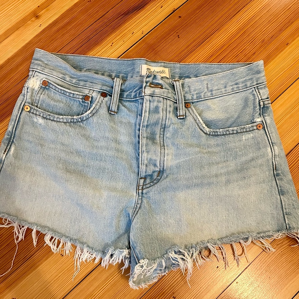 Madewell relaxed denim shorts